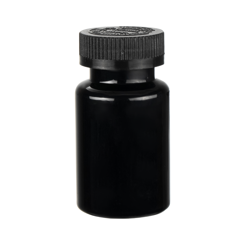 PET 120ml kulatá láhev s vysokým hrdlem