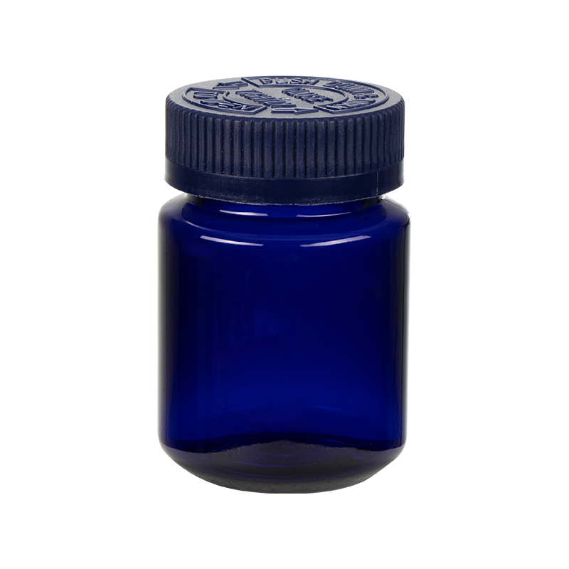 PET 100ml krátká a pevná kulatá láhev